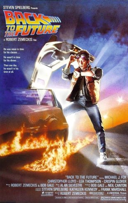 Cartaz oficial do filme De Volta para o Futuro