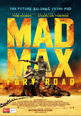 Cartaz oficial do filme Mad Max: Estrada da Fúria
