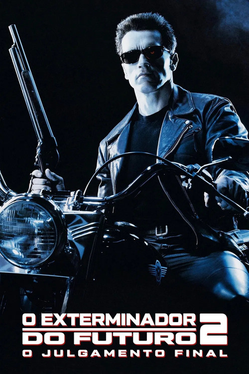 Cartaz oficial do filme O Exterminador do Futuro 2: O Julgamento Final