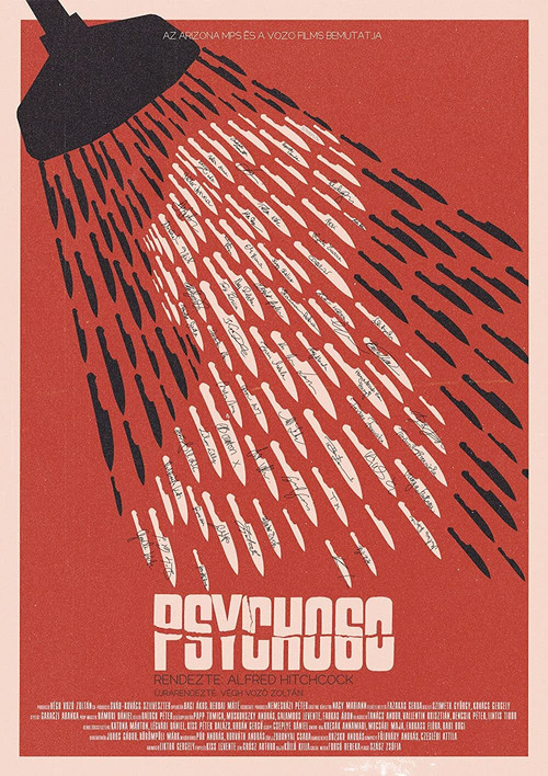 Cartaz oficial do filme Psicose