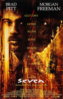 Cartaz oficial do filme Seven: Os Sete Crimes Capitais