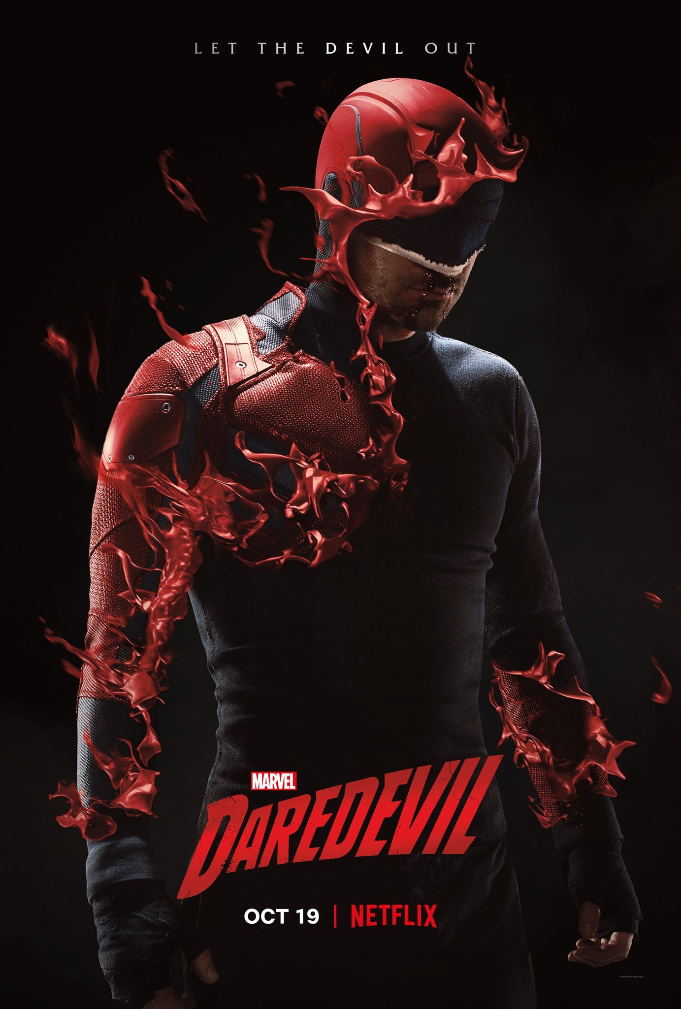 Cartaz oficial da série Demolidor