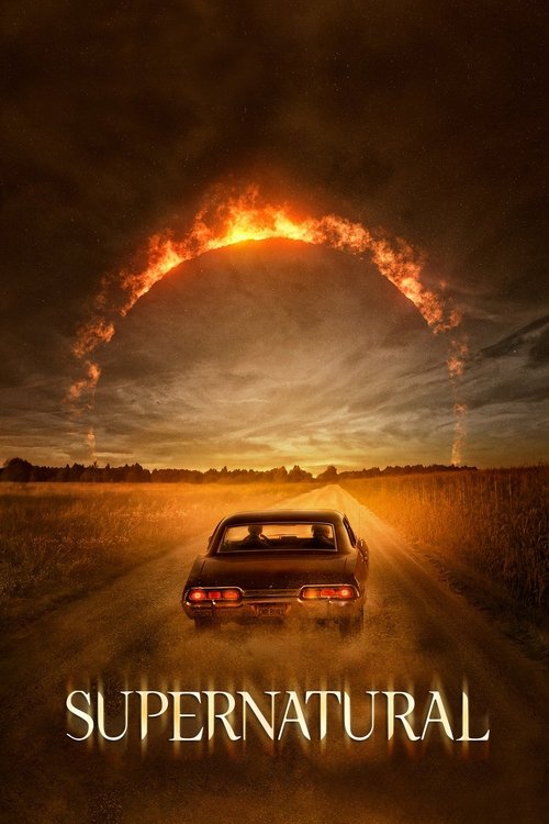 Cartaz oficial da série Supernatural: Sobrenatural