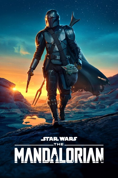 Cartaz oficial da série The Mandalorian