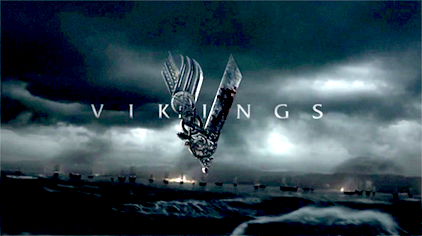 Cartaz oficial da série Vikings